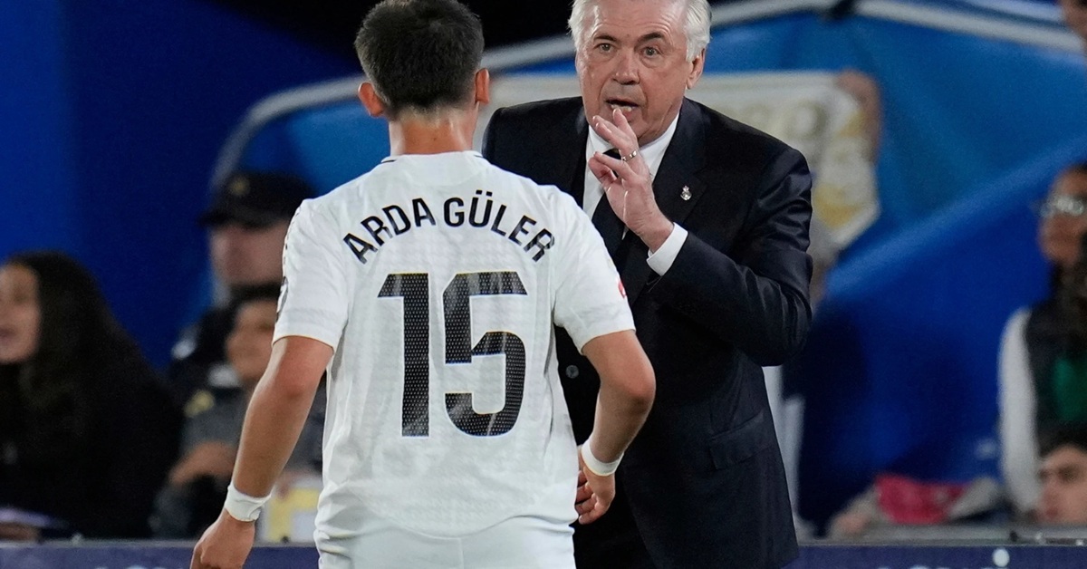 En la foto, el futbolista turco del Real Madrid Arda Guller