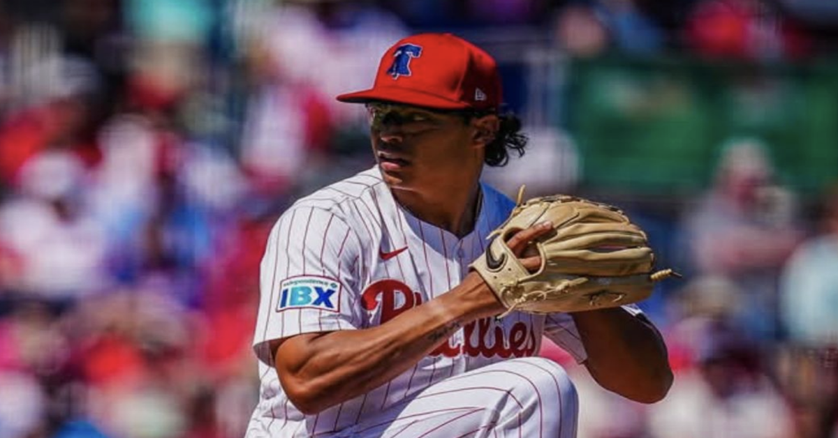 En la foto, el pitcher Jesús Luzardo, de los Phillies de Filadelfia