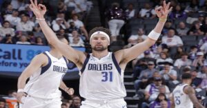 En la foto, jugadores de los Dallas Mavericks