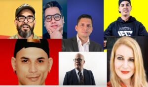 En la foto, montaje con opositores cubanos