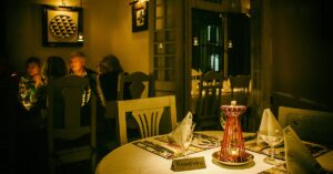 En la foto, un restaurant en Cuba