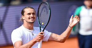 En la foto, el tenista alemán Alexander Zverev