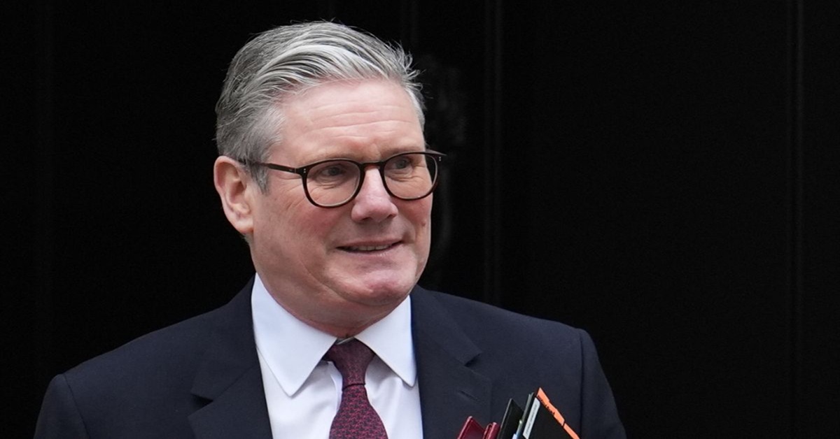 En la foto, el primer ministro británico Keir Starmer