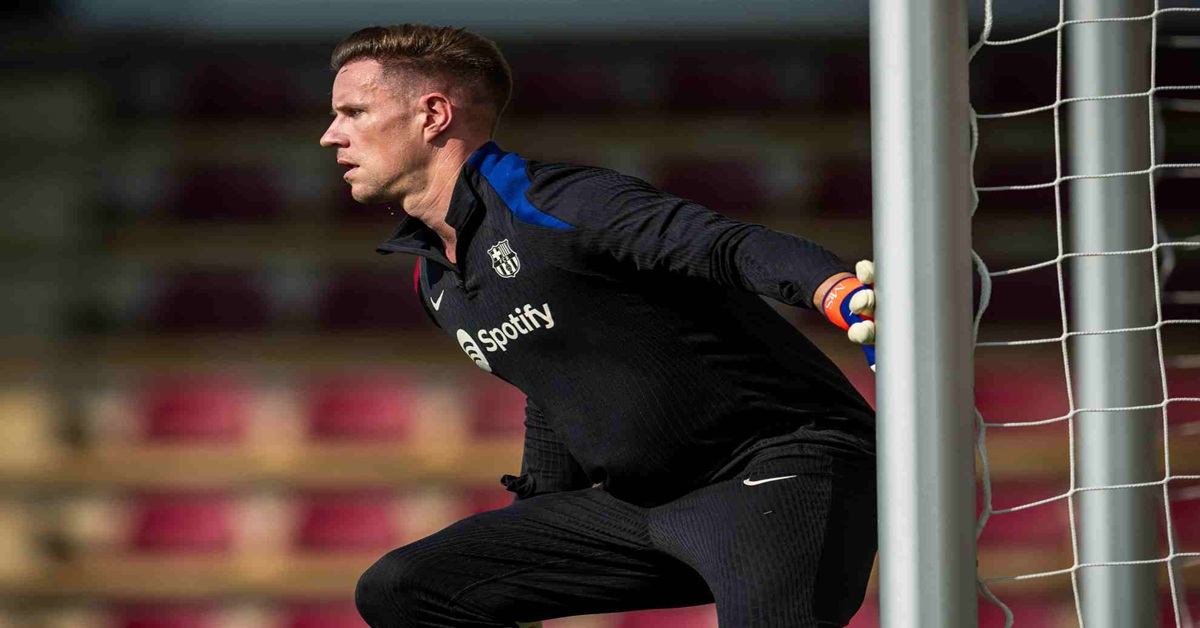 En la foto, el portero del Barcelona Mar-André ter Stegen
