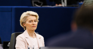 En la foto, la presidenta de la Comisión Europea, Úrsula von der Leyen