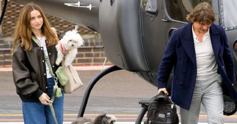En la foto, Ana de Armas y Tom Cruise