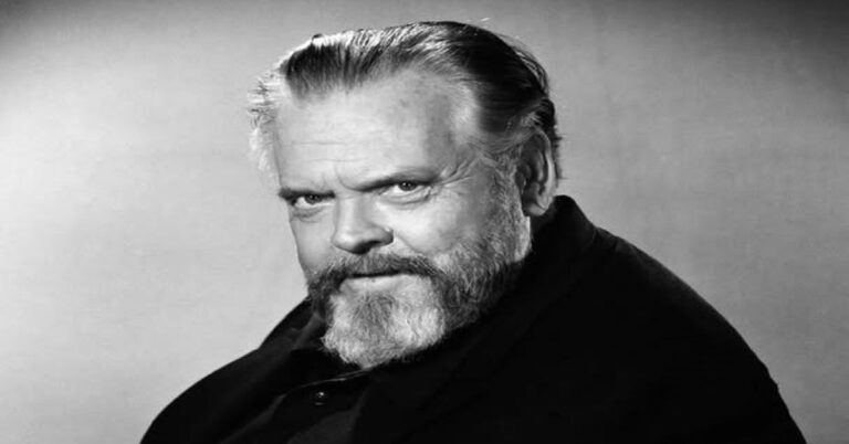 En la foto, Orson Wells