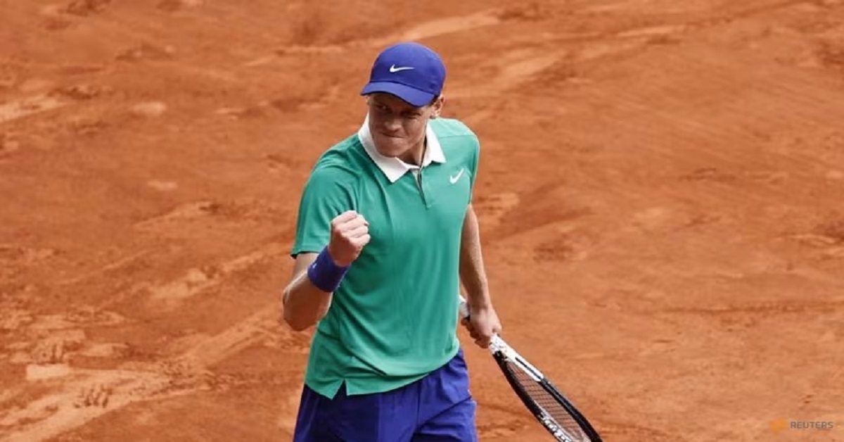 En la foto, el tenista italiano Jannik Sinner