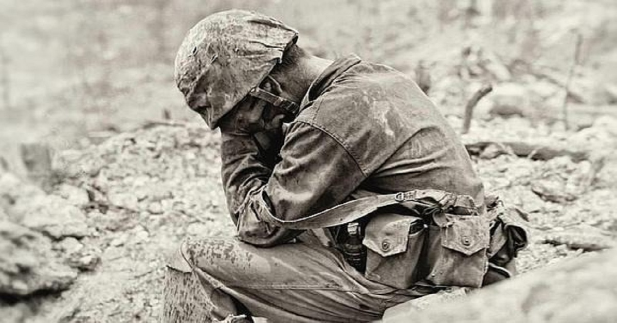 En la foto, un soldado alemán durante la Segunda Guerra Mundial