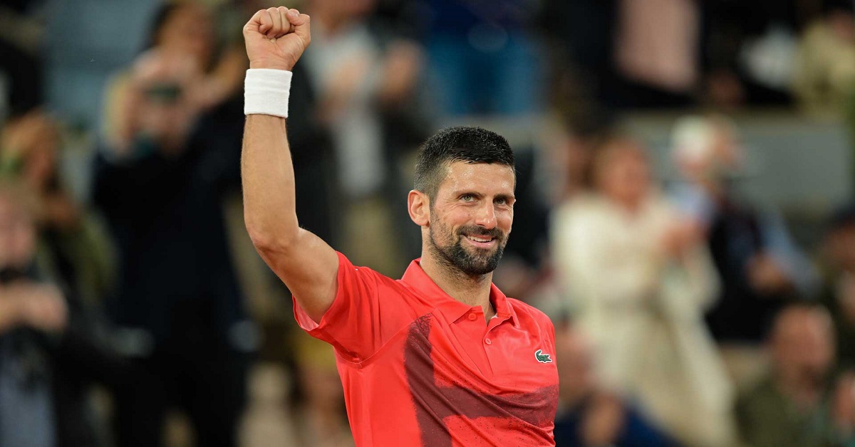 En la foto, Novak Djokovic tras imponerse en su estreno en Roland Garros