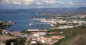 En la foto, la Base Naval de Guantánamo, en la costa suroriental de Cuba