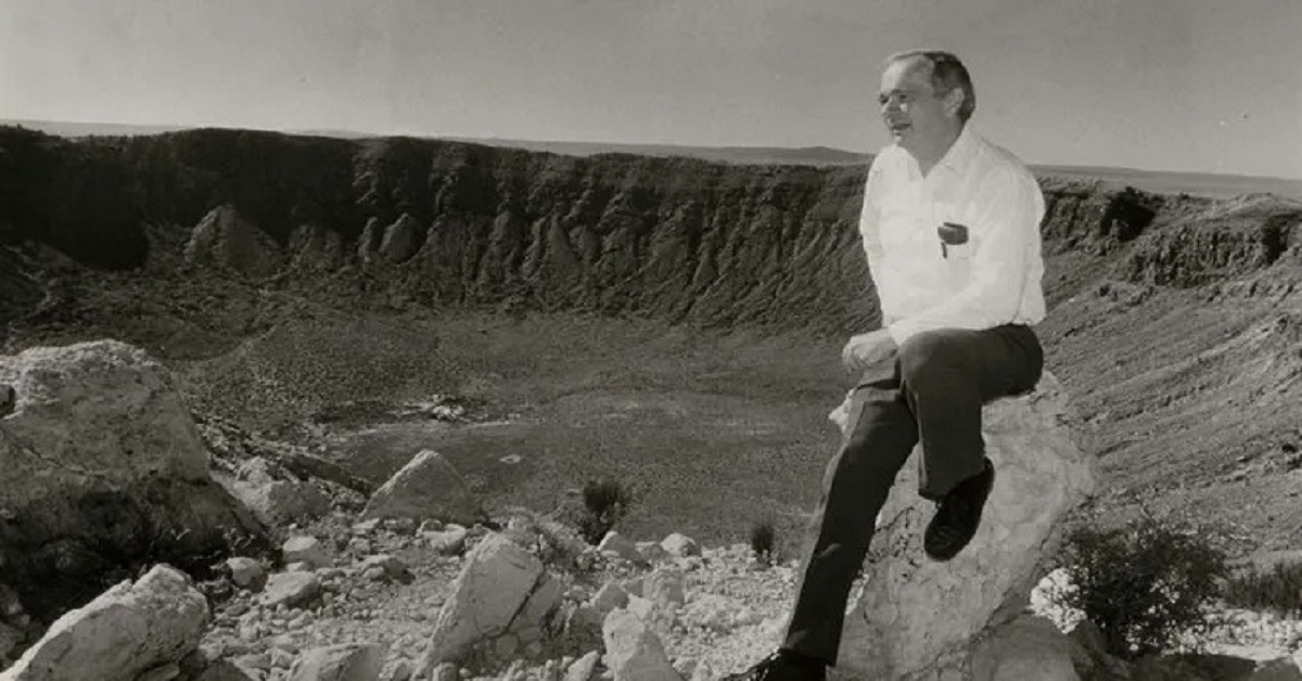 En al foto, Eugene Shoemaker