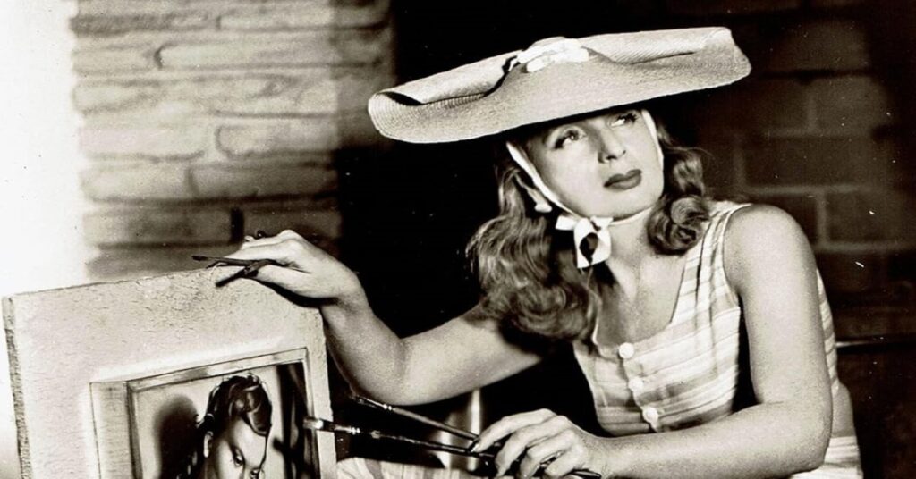 En la foto, la pintora polaca Tamara lempicka