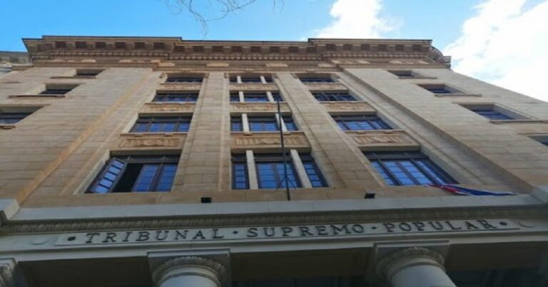 En al foto, la sede del Tribunal Supremo Popular de Cuba