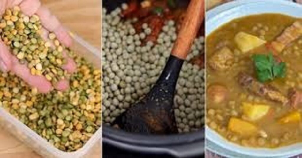 ESTO ME HUELE A TRAICIÓN 9 En la foto, potaje de chícharos