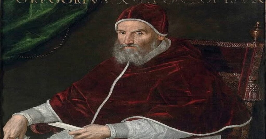 En la foto, el Papa Gregorio XIII