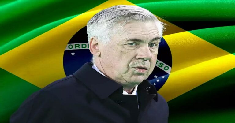 En la foto, el nuevo seleccionador de Brasil, Carlo Ancelotti