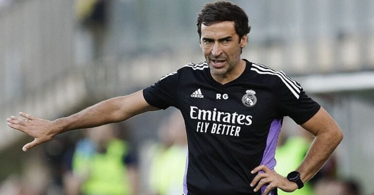 En la foto, Raúl González Blanco como entrenador del Real Madrid Castilla