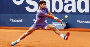 En la foto, el tenista español Carlos Alcaraz