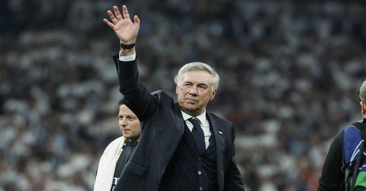 En la foto, el entrenador del Real Madrid, Carlo Ancelotti