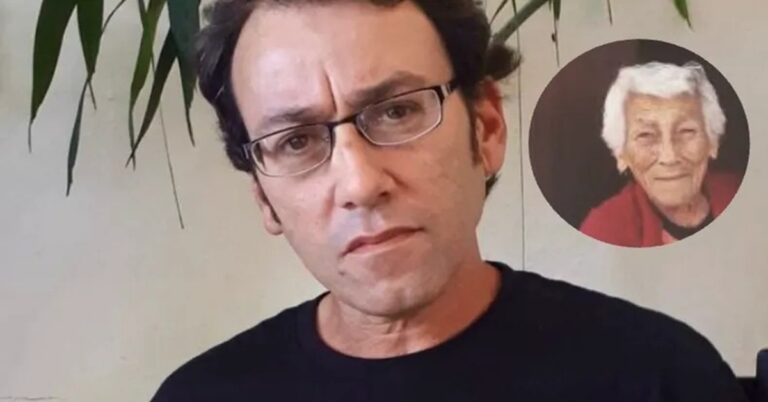 En la foto, una imagen en la que aparecen José Gabriel Barrenechea y su madre