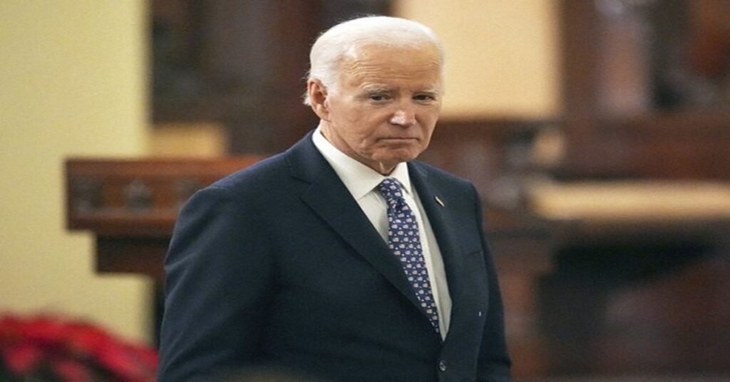 En la foto, el expresidente de EEUU Joe Biden