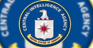 En la foto, el Logo de la Agencia Central de Inteligencia de EEUU (CIA)