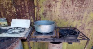 En la foto, cocina en Cuba para carbón o leña