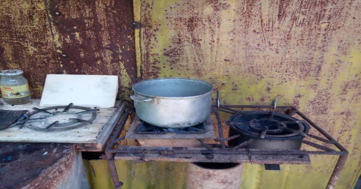 En la foto, cocina en Cuba para carbón o leña