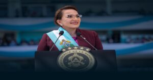 En la foto, la presidenta de Honduras, Xiomara Castro