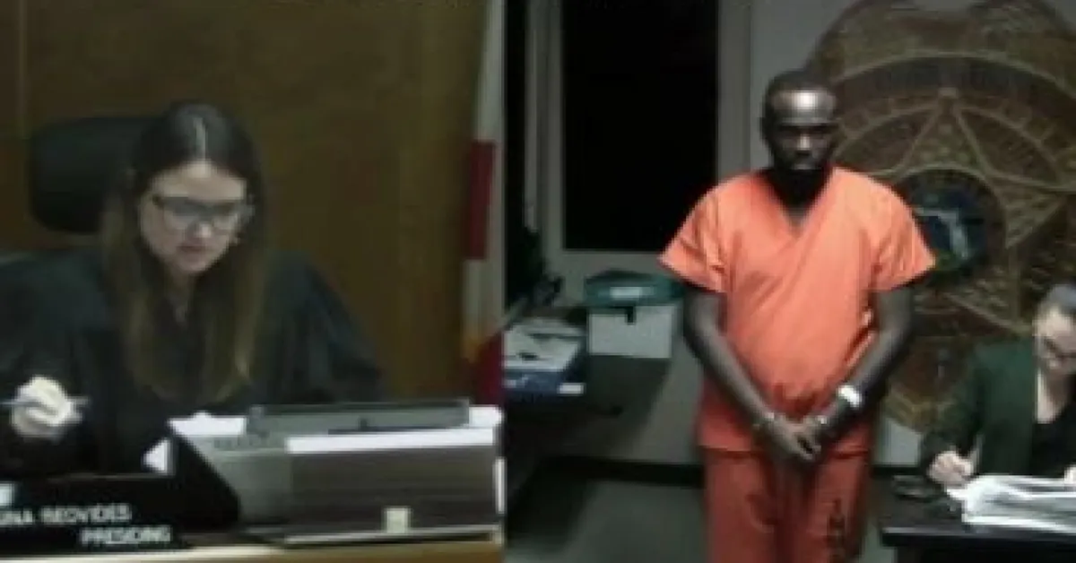 En la foto, arresto del repartero Chocolate en Miami