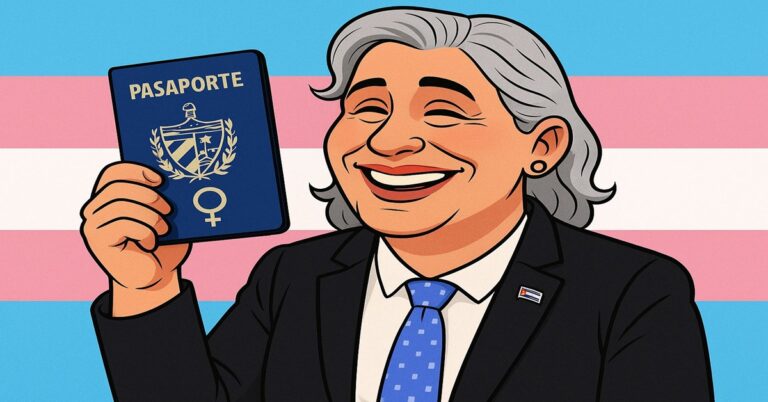 En la foto, la imagen de un cubano (a) trans