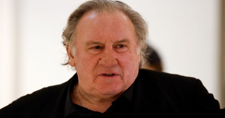 En la foto, el actor francés Gérard Depardieu