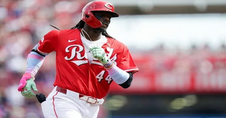 En la foto, el dominicano de los Rojos de Cincinnatti, Elly de la Cruz