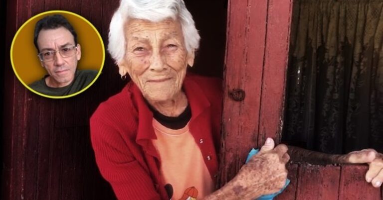 En la foto, un monateje con la foto de la madre de José Gabriel Barrenechea