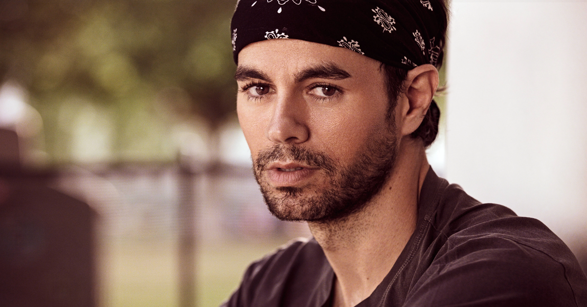 En la foto, el cantante español Enrique Iglesias