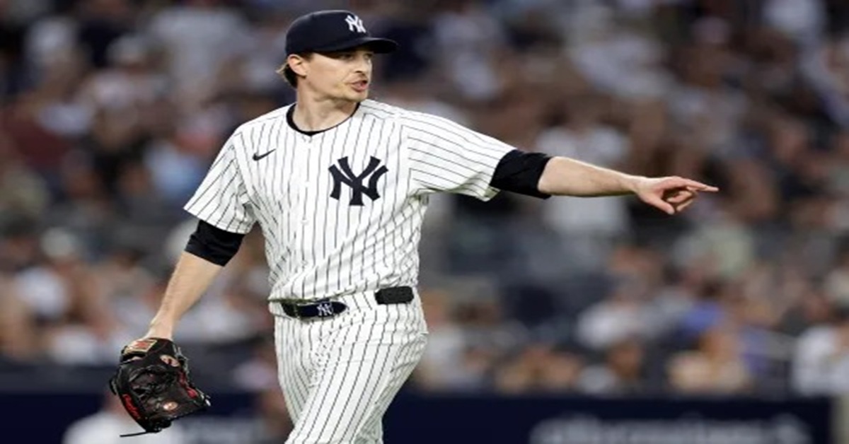 En la foto, el pitcher de los Yankees Max Fried