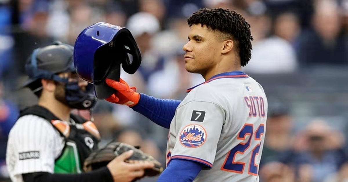 En la foto, Juan Soto en su regreso al Yankee Stadium