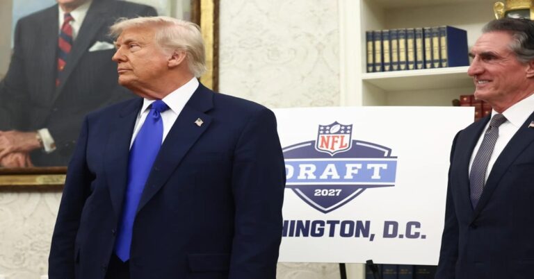 En la foto, el presidente de EEUU, Donald Trump