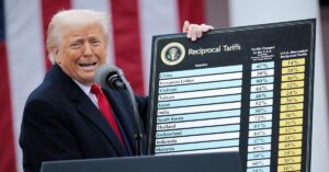 En la foto, el presidente de EEUU, Donald Trump