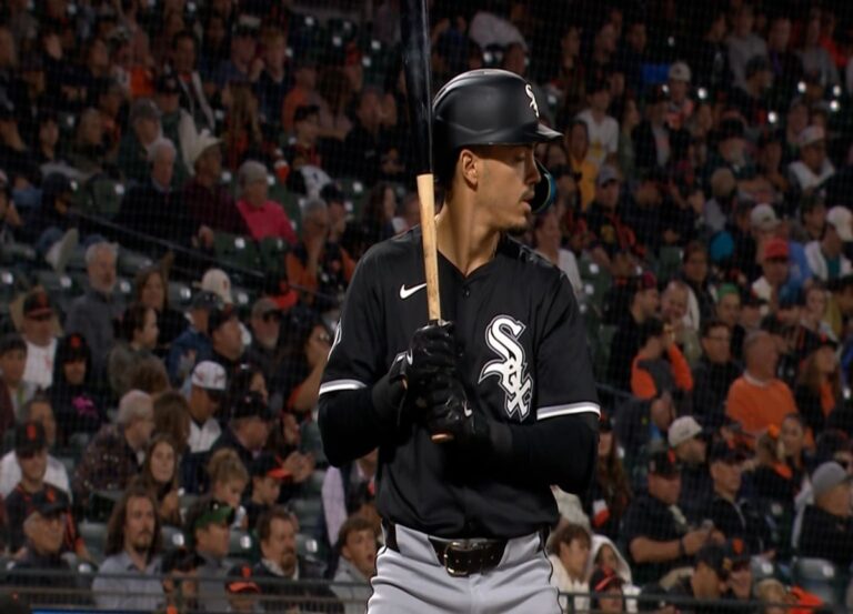 En la foto, Miguel Vargas, el tercera base cubano de los Medias Blancas