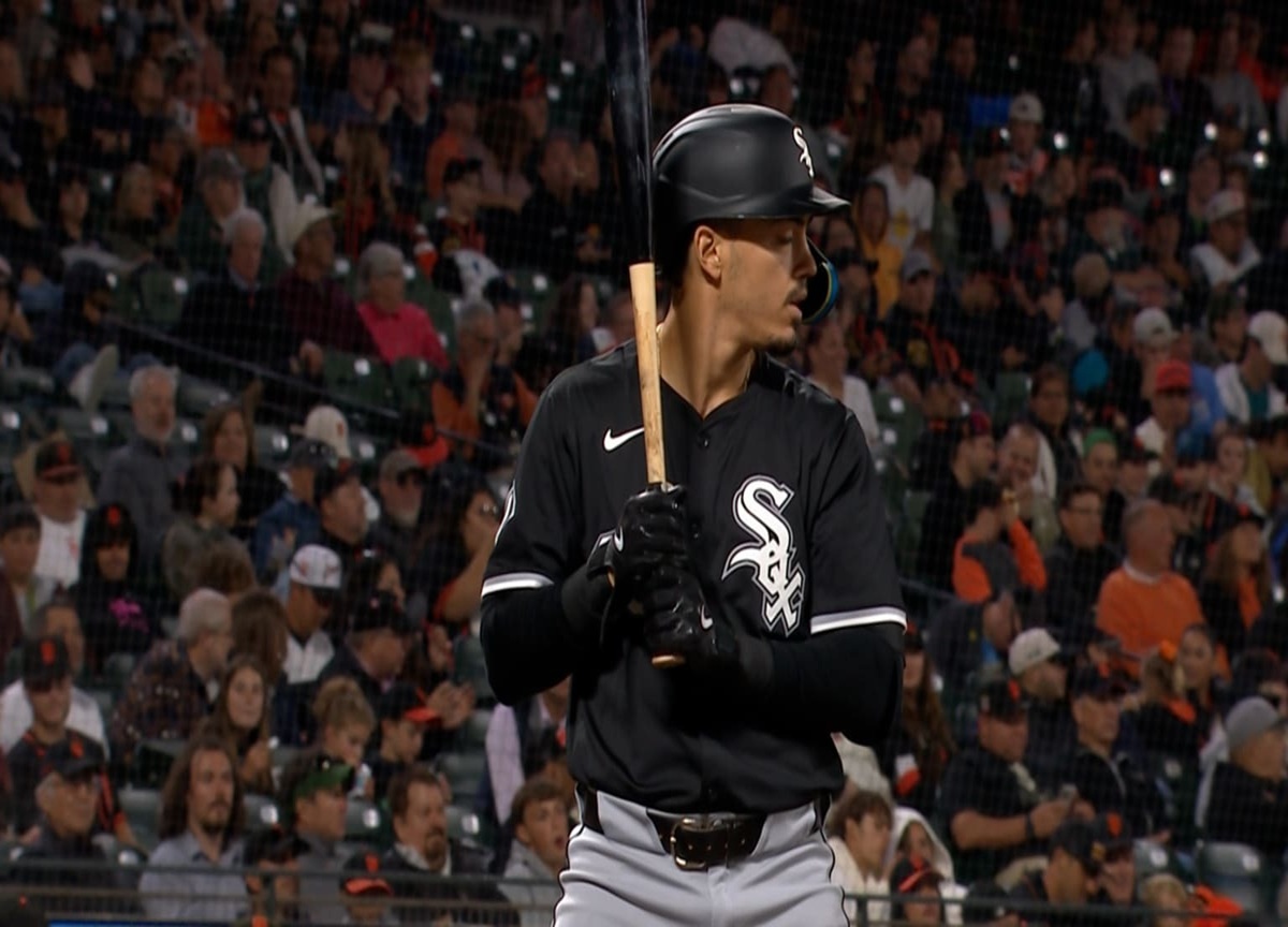 En la foto, Miguel Vargas, el tercera base cubano de los Medias Blancas