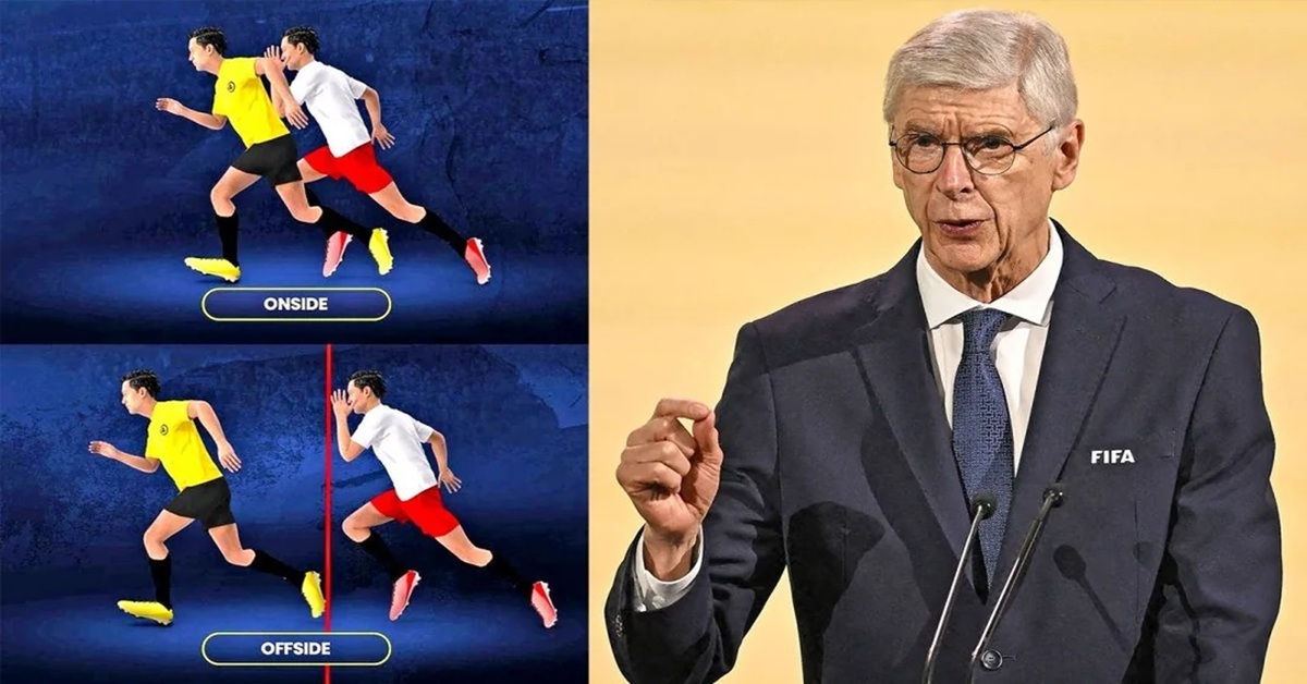 En la foto, Arsene Wenger, y ela nueva regla del fuera de juego que intenta implementar la FIFA