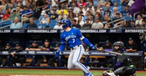 En la foto, el jugador de los Royals Bobby Witt Jr.