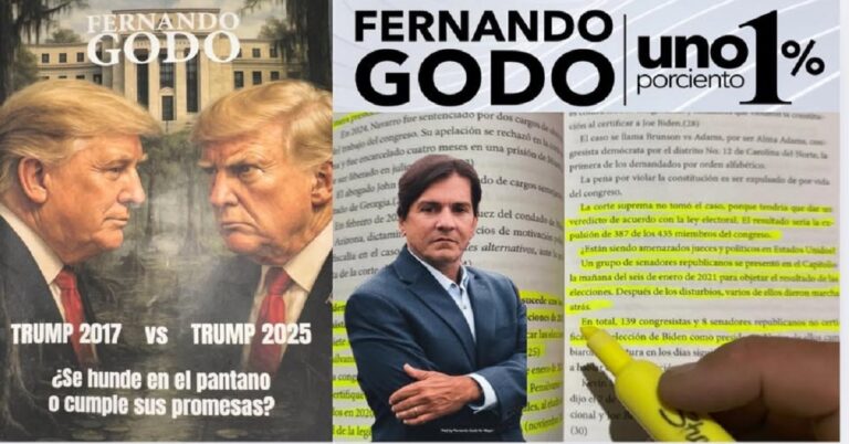 En la foto, la portada del libro de Fernando Godo