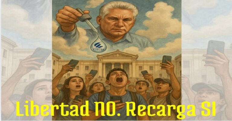 En la foto, una imagen de Inteligencia Artificial sobre las protestas de los estudiantes