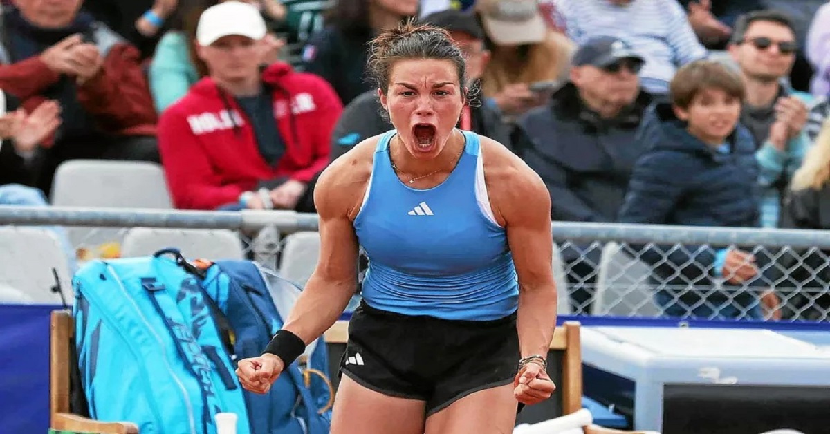 En la foto, la tenista francesa Lois Boisson