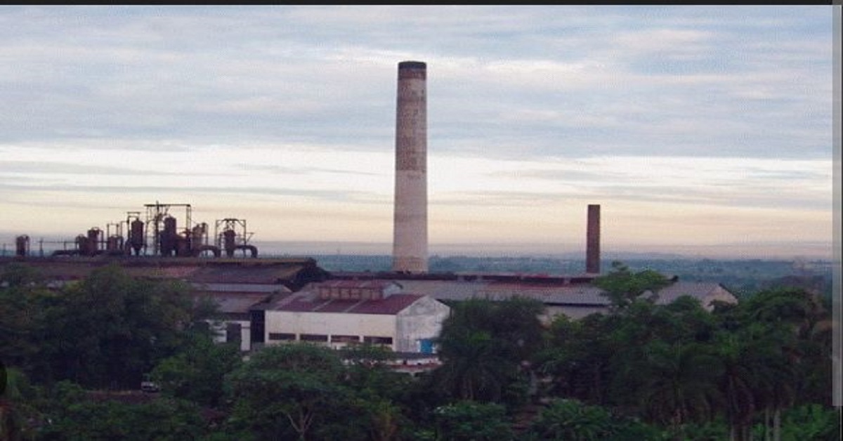 En la foto, el central azucarero Manuel Martínez Prieto