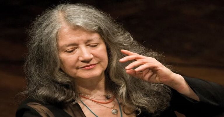 En la foto, la pianista argentina Martha Argerich