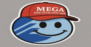 En la foto, Etecsa agrega a su logo el mensaje de campaña de Trump